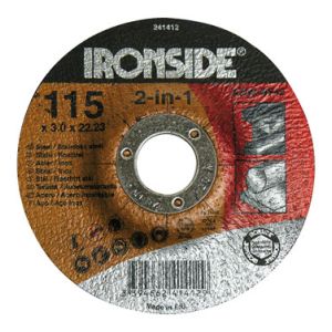 DISQUE DE COUPE EN ACIER/ACIER INOXYDABLE