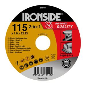 DISQUE DE COUPE EN ACIER/ACIER INOXYDABLE