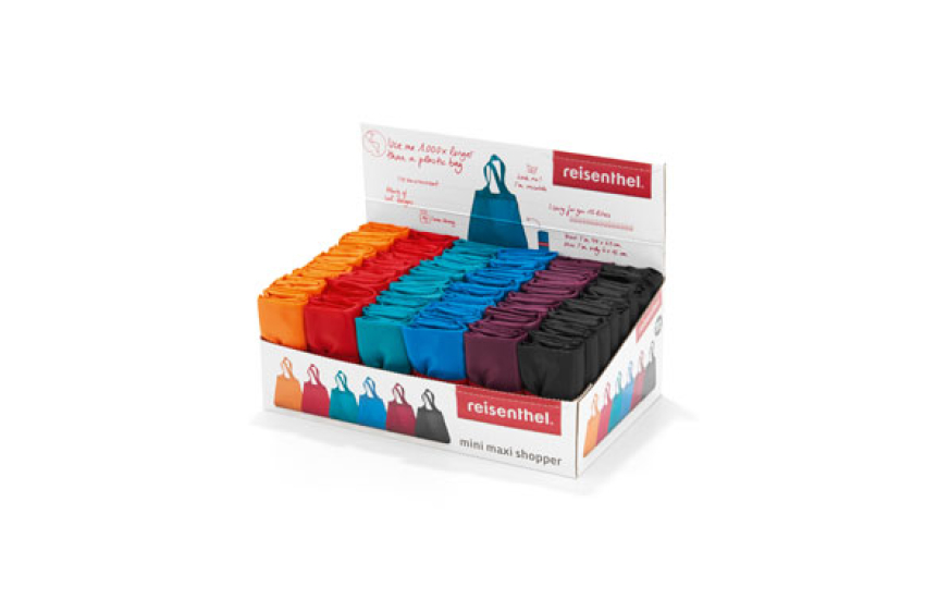 BOLSA COMPRA MINI MAXI PLEGABLE DISPLAY