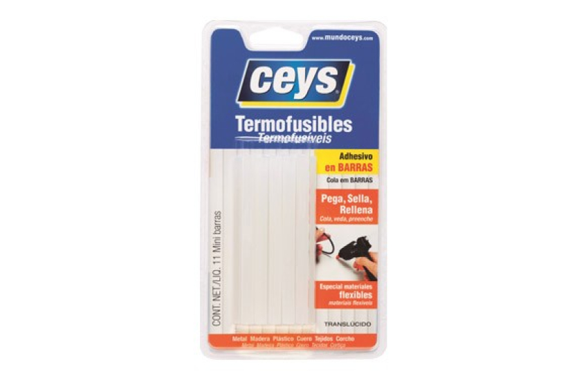 BÂTON D'ADHÉSIF THERMOFUSIBLE 11 PCS. BÂTON D'ADHÉSIF THERMOFUSIBLE 11 PCS.