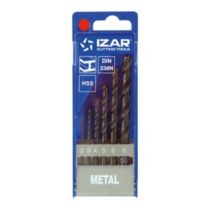 FORET CYLINDRIQUE STANDARD POUR MÉTAL HSS DIN338N SET