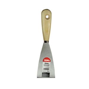 SPATULE À PEINTURE EN ACIER À MANCHE EN BOIS