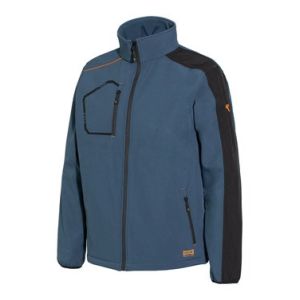 VESTE SOFTSHELL TYPE BLEU