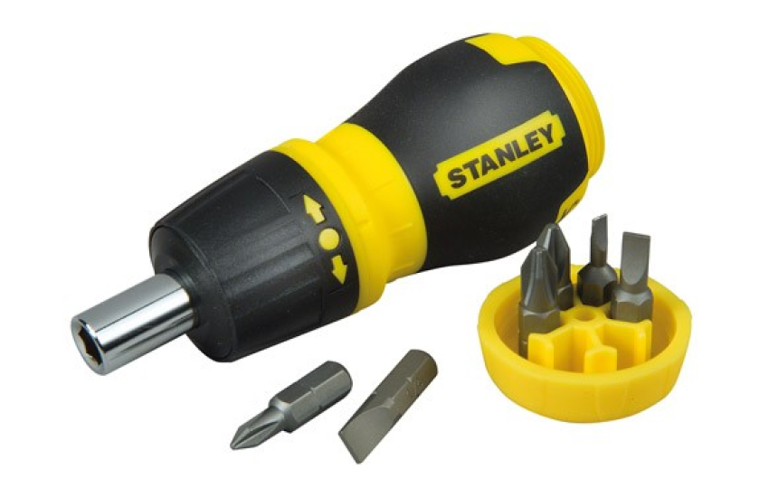 DESTORNILLADOR CARRACA EXTRACORTO CON PUNTAS