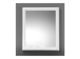 MIROIR DE SALLE DE BAIN AVEC CADRE BLANC