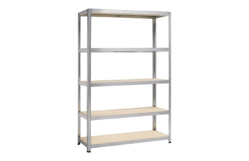 ESTANTERIA METALICA 5 ESTANTES MADERA