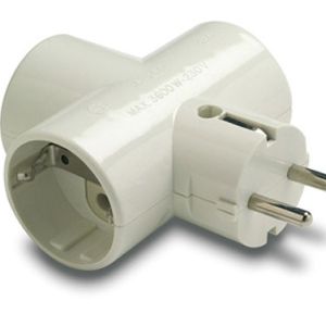 ADAPTATEUR 10-16A AVEC MISE À LA TERRE