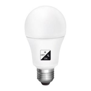 LAMPARA ESTANDAR LED CON SENSOR CREPUSCULAR