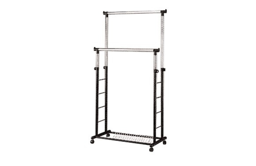 PORTE-MANTEAU DOUBLE HAUT AJUSTABLE