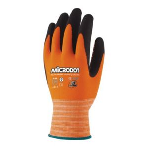 GANT EN NYLON ENDUIT DE NITRILE MOUSSE MICRODOT