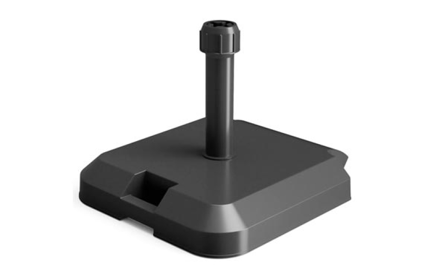 PIE PARASOL CEMENTO PP 36 KG CON RUEDAS 