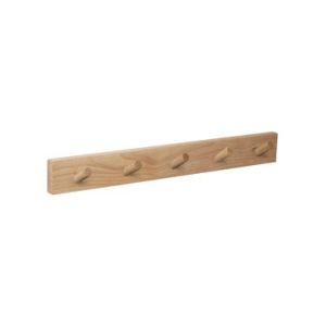 PERCHA PARED MADERA NATURAL 