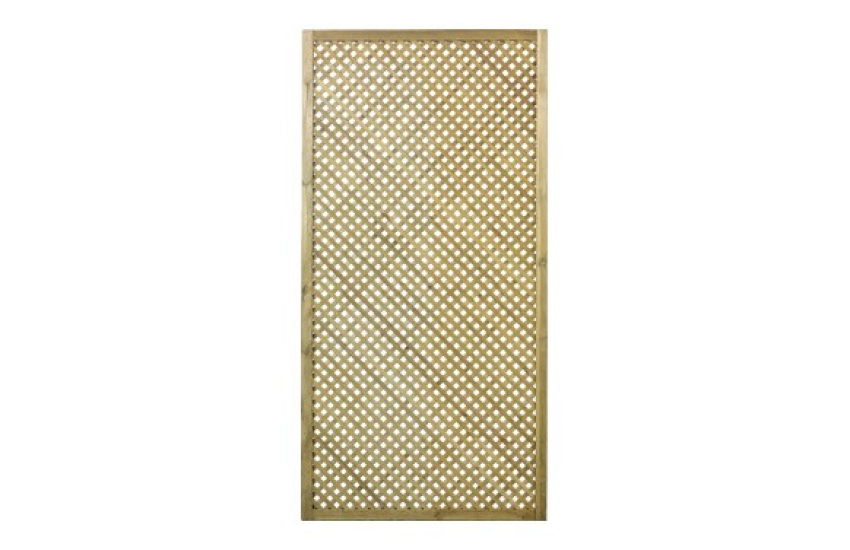 TREILLIS EN BOIS DE PIN CLÉMATITE AVEC CADRE