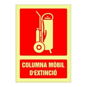 SEÑAL FOTOLUMINISCENTE CONTRA INCENDIO CATALAN