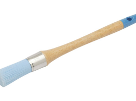 BROSSE EN FIBRE PRESSÉE BLEUE