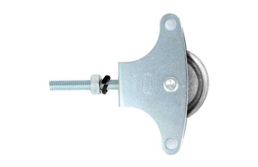 POLEA TENDEDERO CON TORNILLO ZINCADA MODELO 3