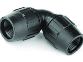 ENLACE ACODADO 90 PE