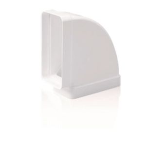 COUDE RECTANGULAIRE HORIZONTAL 90º TUYAU D'EXTRACTION 90º PV