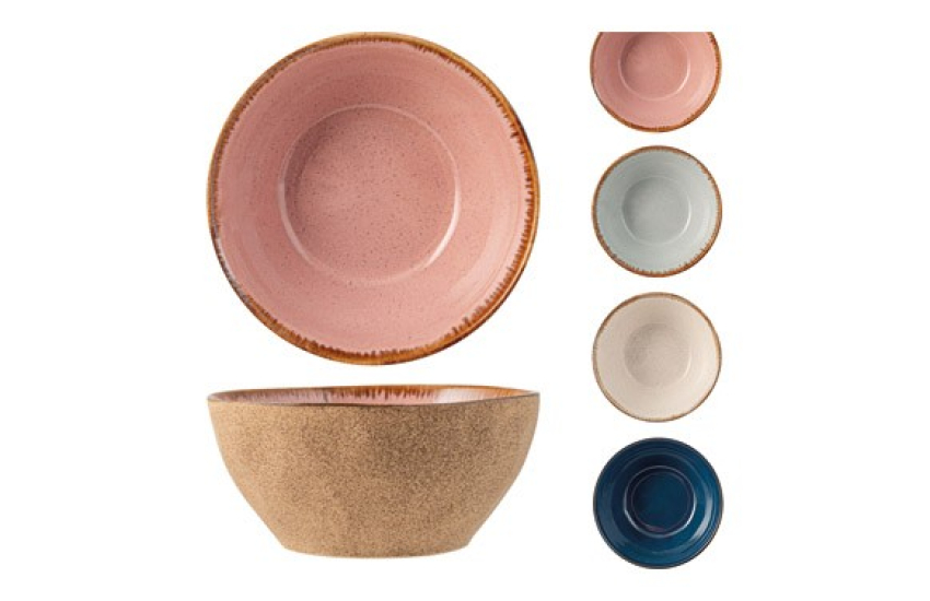 BOL STONEWARE COASTAL VIBES 13 CM