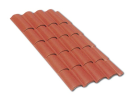 PLACA TEJA COPPO TERRACOTA