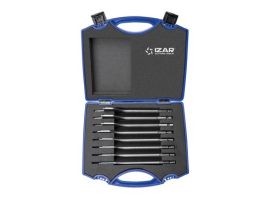 BROCAS MADERA PLANAS JUEGO 8 PIEZAS