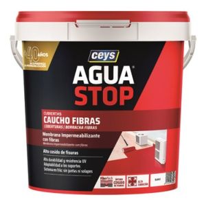 AGUA STOP CAUCHO ACRILICO FIBRAS