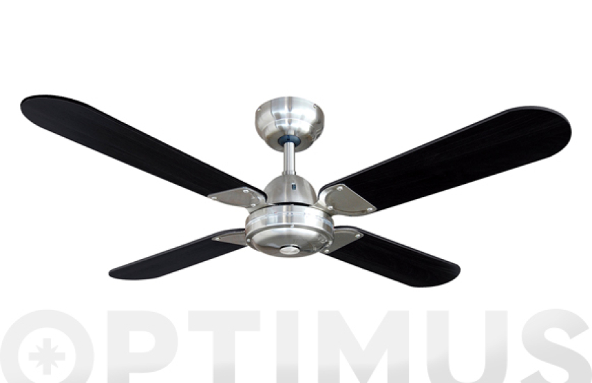 VENTILATEUR DE PLAFOND MODÈLE BALEARIC NOIR/CHROME 50 VENTILATEUR DE PLAFOND MODÈLE BALEARIC NOIR/CHROME 50