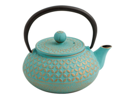 THÉIÈRE EN FER AVEC FILTRE EN ACIER INOXYDABLE