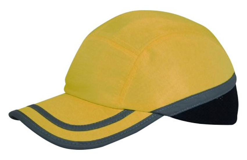 CASQUETTE ANTICHOC JAUNE TAILLE UNIQUE