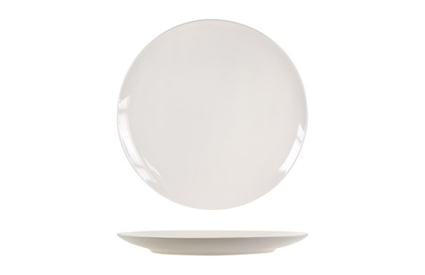 NEW BONE CHINA COUPE FLAT PLATE
