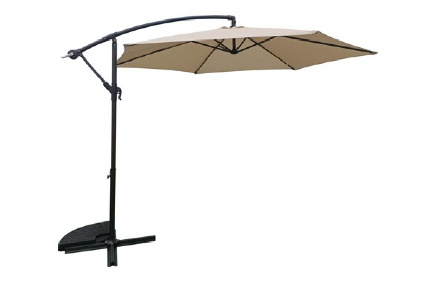 PARASOL ALUMINIO EXCENTRICO BEIGE