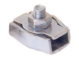 SUJETACABLE PLANO SIMPLE ZINCADO 1 TORNILLO