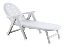 CHAISE LONGUE EN RÉSINE DE CAÏMAN