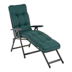 CHAISE LONGUE PLIANTE ALBA AVEC REPOSE-PIEDS