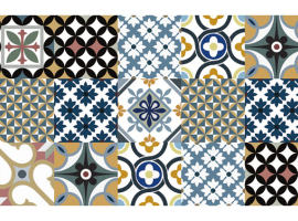 TAPIS EN VINYLE CROMA 45X75 CM