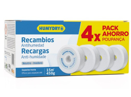 RECHARGE ANTI-HUMIDITÉ 450 GR (4 PCS) HUMYDRY UNIVERSAL