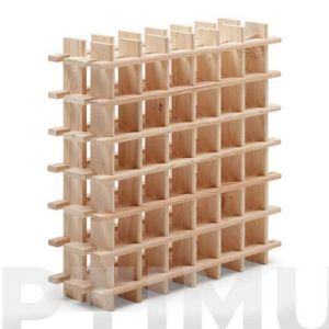 PORTE-BOUTEILLES EN PIN NON VERNI