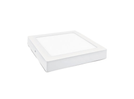 DOWNLIGHT LED SUPERFICIE CUADRADO BLANCO 18 W