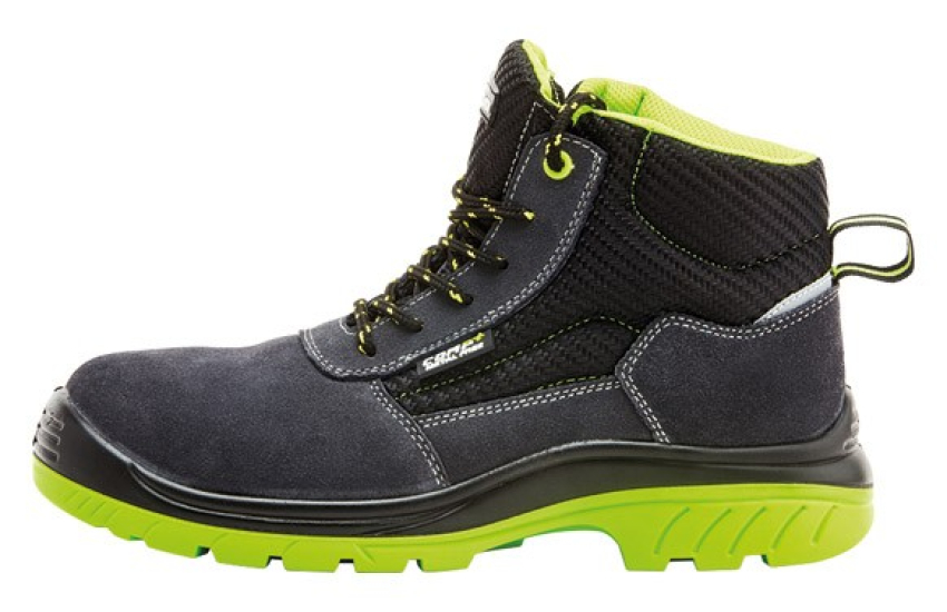 BOTTE EN CUIR FENDU COMP+ S1P BOTTE EN CUIR FENDU COMP+ S1P