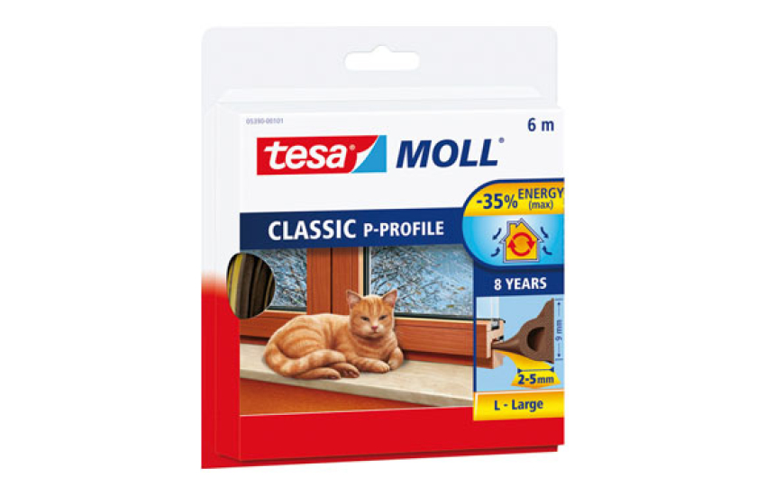 PROFILÉ EN CAOUTCHOUC TESAMOLL P BRUN