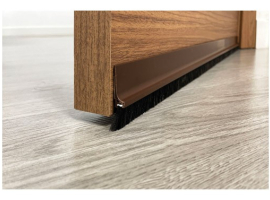 BURLETE BAJO PUERTA ADHESIVO CEPILLO PVC