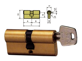 CILINDRO E LATON LLAVE SERRETA