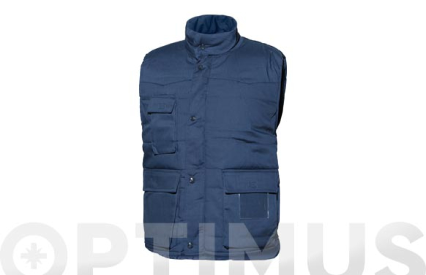 GILET MULTI-POCHES BLEU