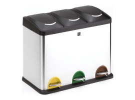 CUBO RECICLAJE 3 COMPARTIMIENTOS