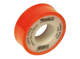 RUBAN DE TÉFLON 12 MÈTRES X 12 MM.