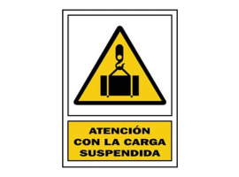 SIGNAL DE CHARGE SUSPENDU EN PVC