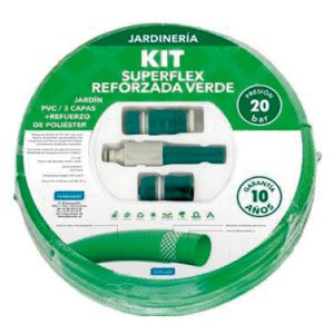 TUYAU RENFORCÉ SUPER FLEX Ø 15 MM AVEC RACCORDS