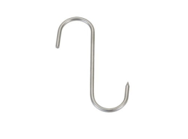 CROCHET DE BOUCHER EN ACIER INOXYDABLE 18/8