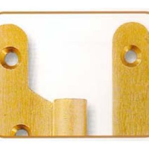 BOULON DE SUSPENSION EN LAITON MAT À BORD ARRONDI