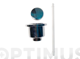 BOUTON-POUSSOIR SIMPLE COURT ENCASTRÉ